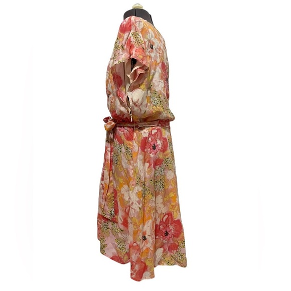 Free People Freddy Tie Mini Dress in Fruit Punch Size S - Picture 10 of 15